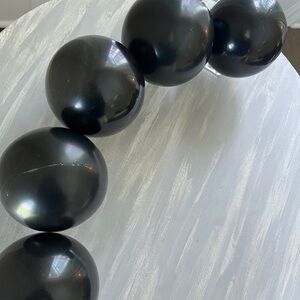 Black onyx with pyrite sphere